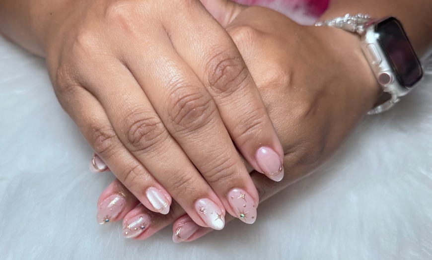 Image 5: SNS Manicure w/ Spa or Gel Pedicure, Gel X Set w/ Gel Pedicure & More