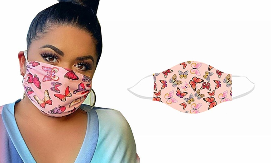 Image 2: Reusable Butterfly Face Mask