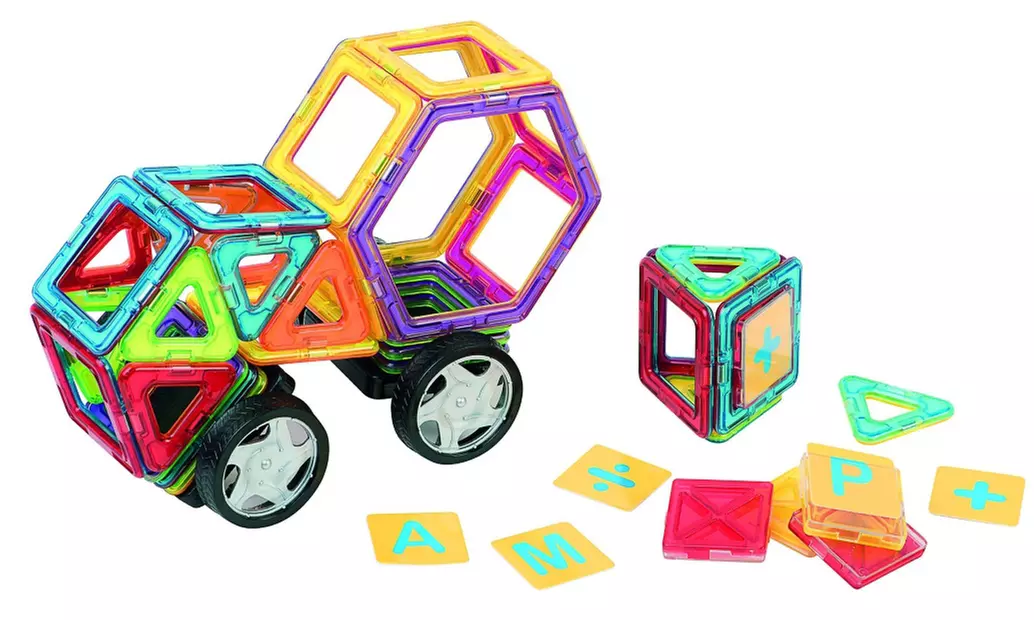 Jeu créatif de construction - formes magnétiques pour les enfants - Primary Image