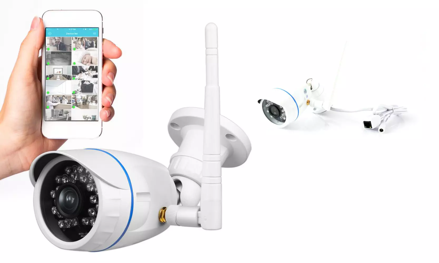 Pyle SereneLife IPCAMHD15 720p HD Waterproof Security Camera - Primary Image