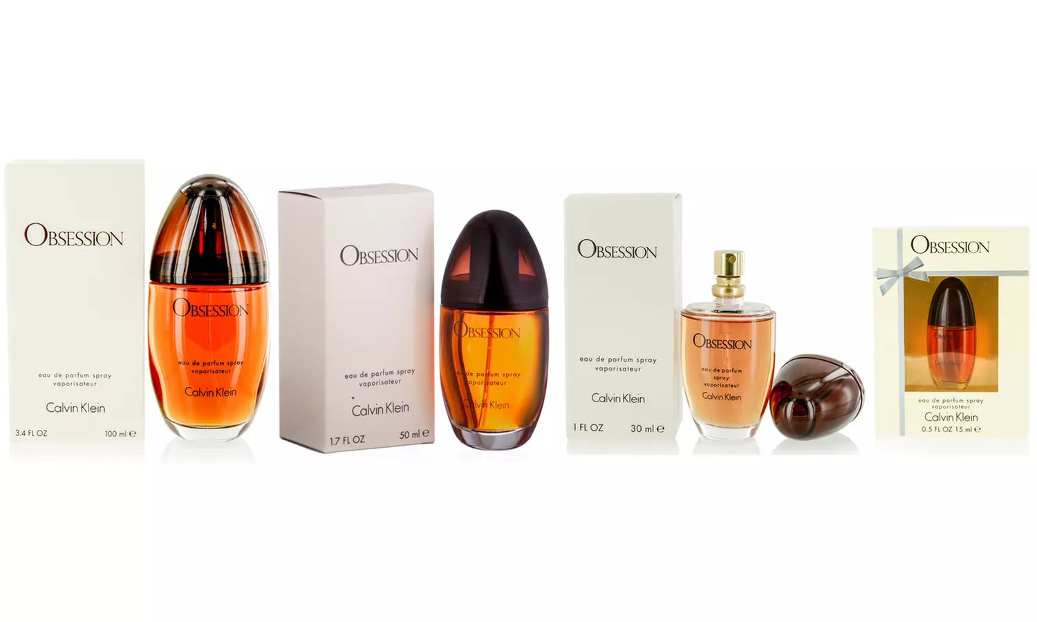 Calvin Klein Obsession Eau de Parfum for Women (0.5, 1, 1.7, or 3.4 Fl. Oz.) - Primary Image