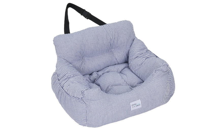 Image 3: Travel Pet Bed with Storage Pockets