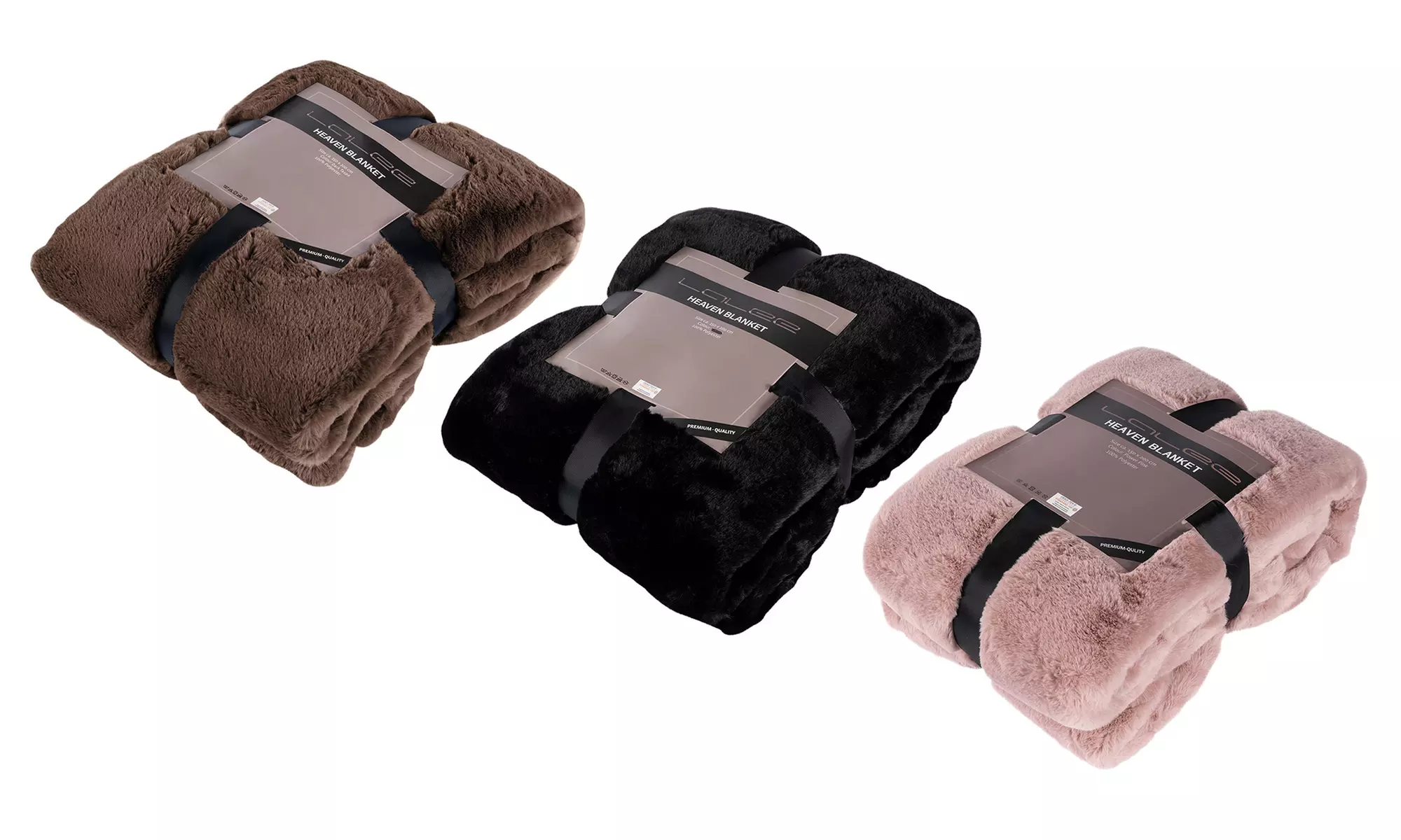 Wohndecke „Heaven" in Felloptik in der Farbe nach Wahl 150 x 200 cm - Primary Image