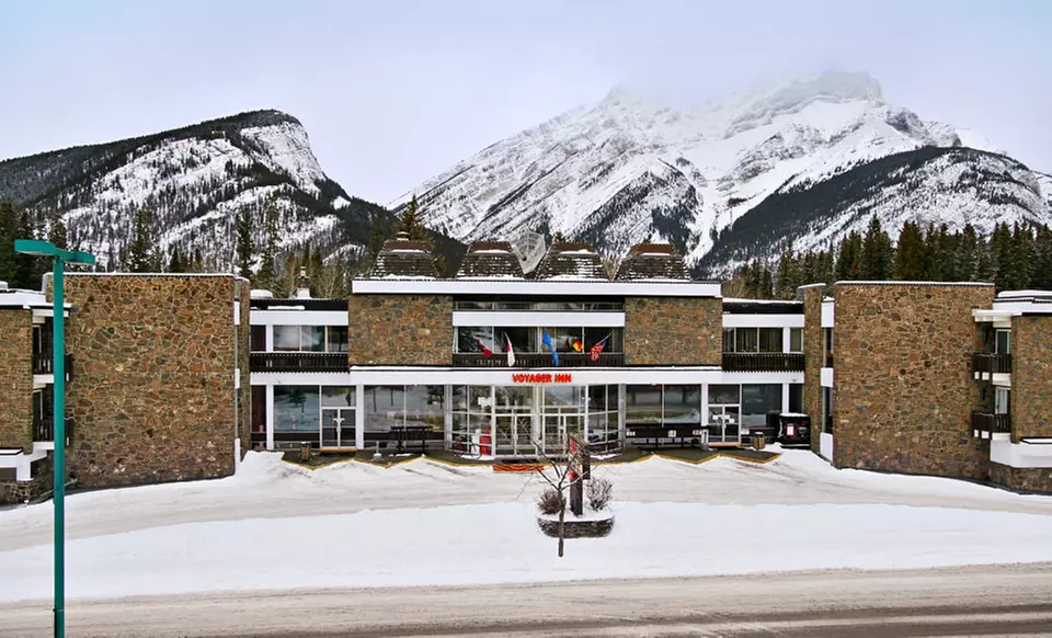 Stay at Banff Voyager Inn in Banff, Alberta; Dates Available into March. Up to Two Kids 16 or Younger Stay Free. - Primary Image