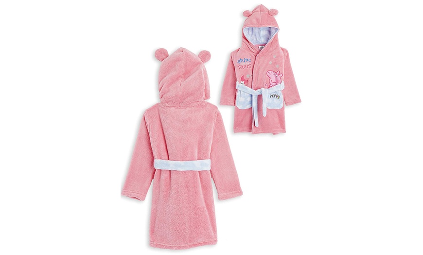 Image 3: Peppa Pig Dressing Gown for Kids