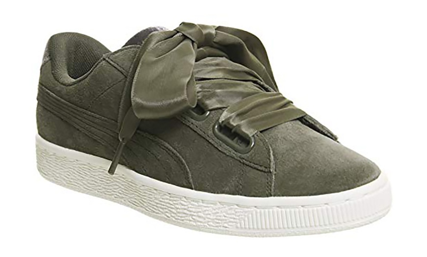 Image 3: Puma Basket Heart Sneakers