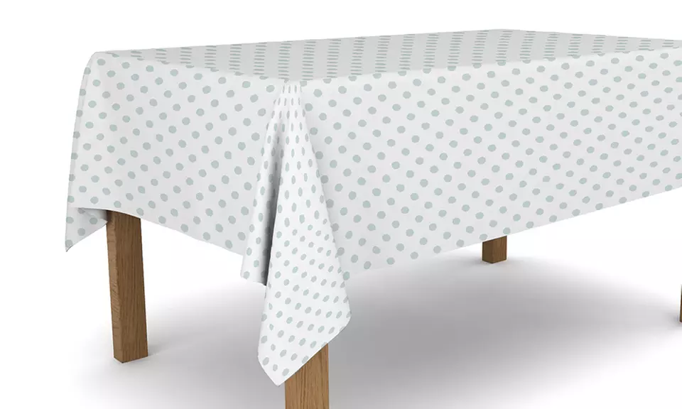 Tischdecke aus gewachstem PVC