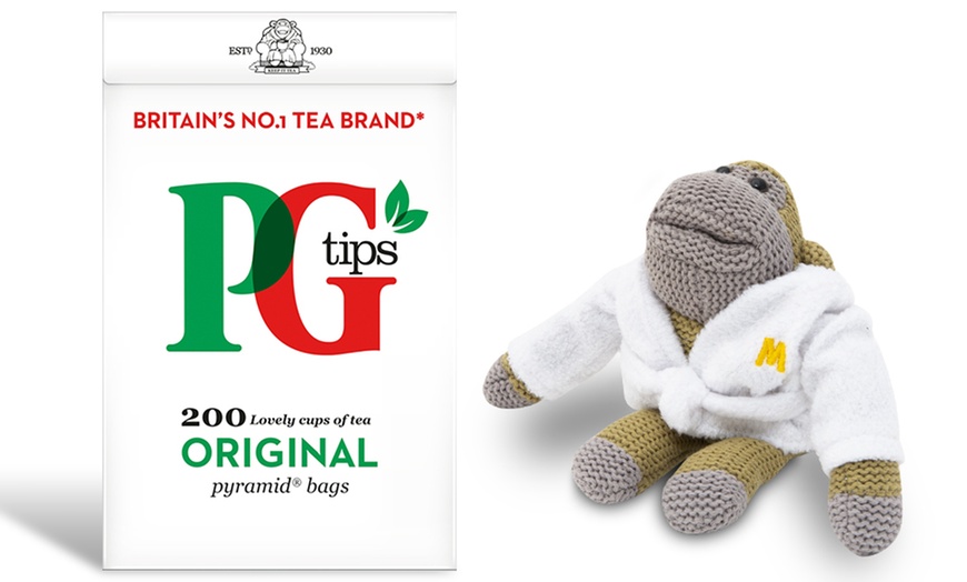 Image 4: 200 Teabags Plus Monkey Gift Set

