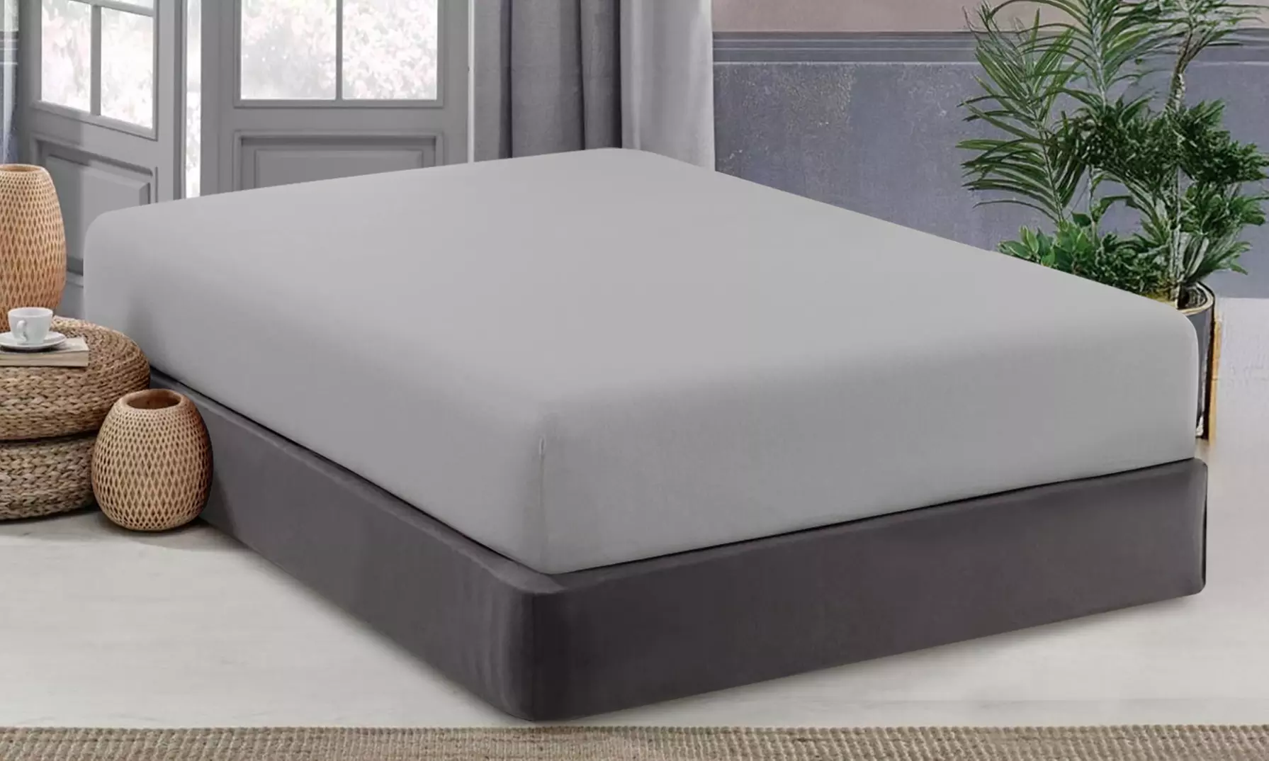 Lenzuolo sotto con angoli no stiro