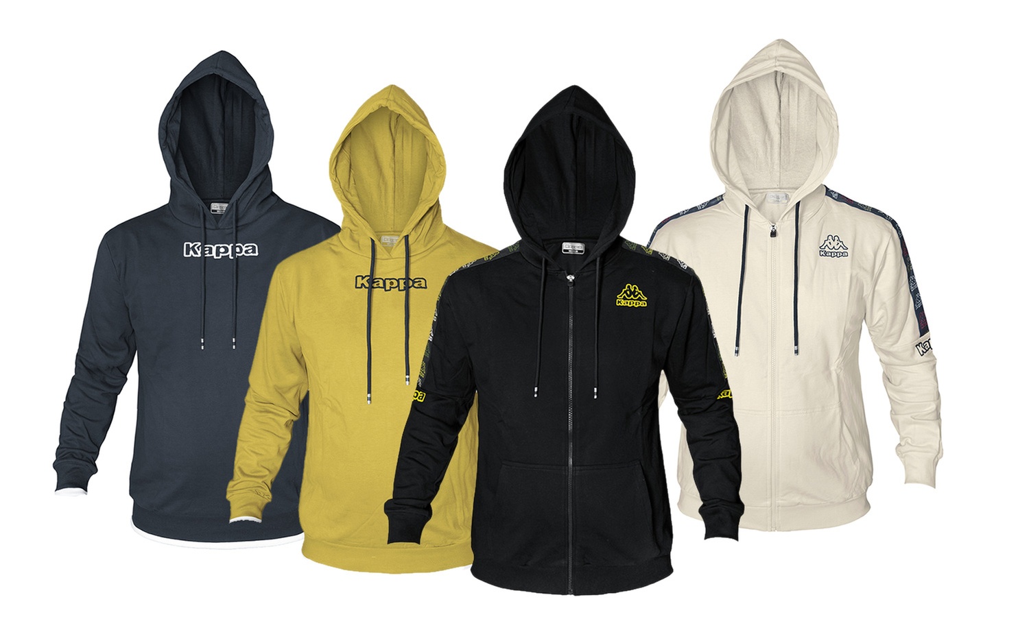 Felpa da uomo Kappa in cotone felpato