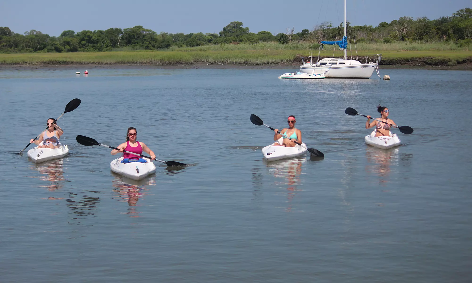 Two-Hour Rental of a Single or Double Kayak at Miss Chris Marina Kayak Rentals in Cape May (Up to 38% Off) - Primary Image