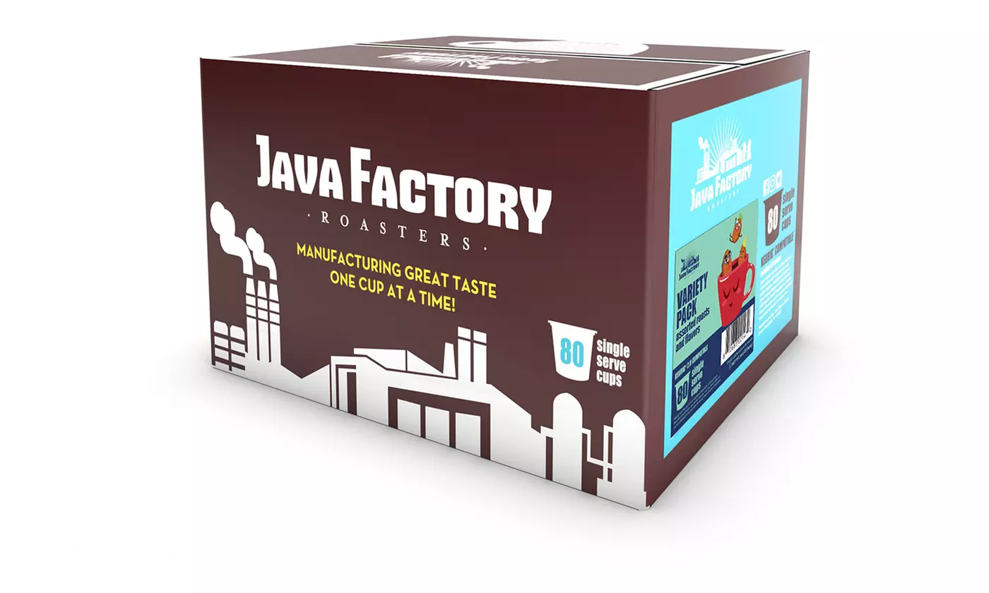 Java Factory Variety Pack Coffee Pods for Keurig K-Cup Brewers (40- or 80-Count) - Second Medium