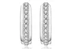 1, 2 ou 4 paires de boucles d'oreilles Huggie avec zircon cubique - Second Medium
