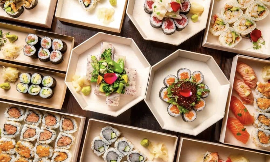 Image 1: Up to 31% Off on Asian Fusion Cuisine at Sushi House, Boca