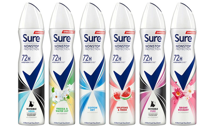 Image 1: Sure 72-Hour Non-Stop Protection Aerosol Spray