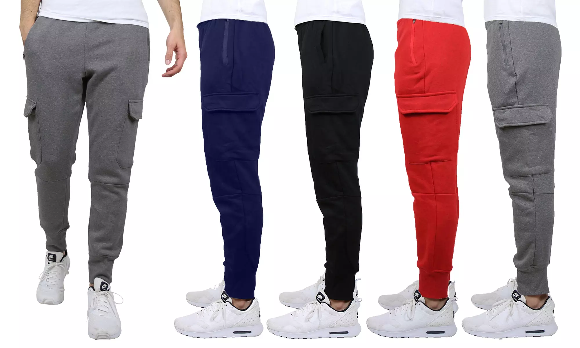 Men's Cargo Sweatpants (4-Pack) - Primary Image