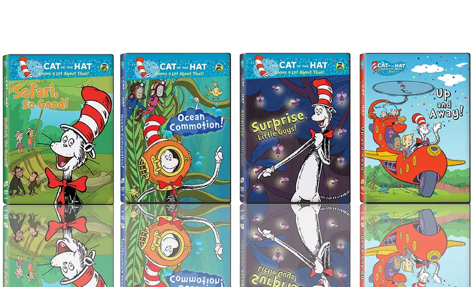 Cat in the Hat 4-DVD Bundle Vol. 1 or Vol. 2. Free Returns. - Second Medium