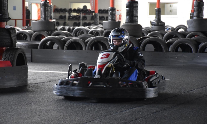 Image 7: 

Go-Kart at Greater Manchester’s Longest Tarmac Track for 50 Laps