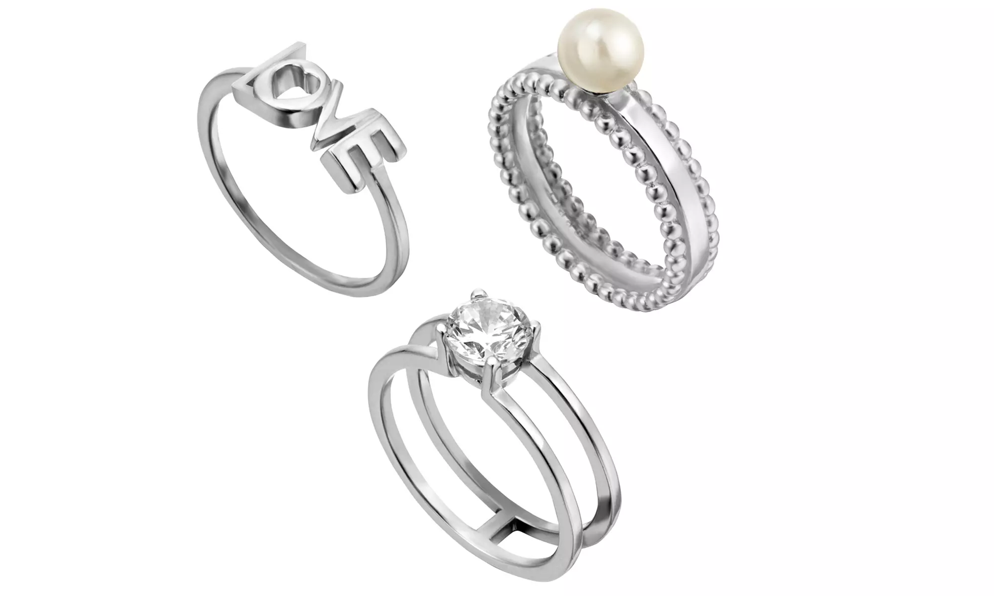 Sélection de bague femme en argent sterling de la marque Esprit - Primary Image