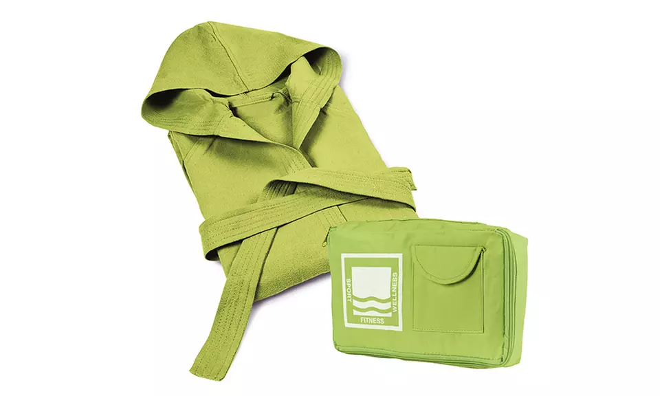 Accappatoio in microfibra con trattamento super assorbente