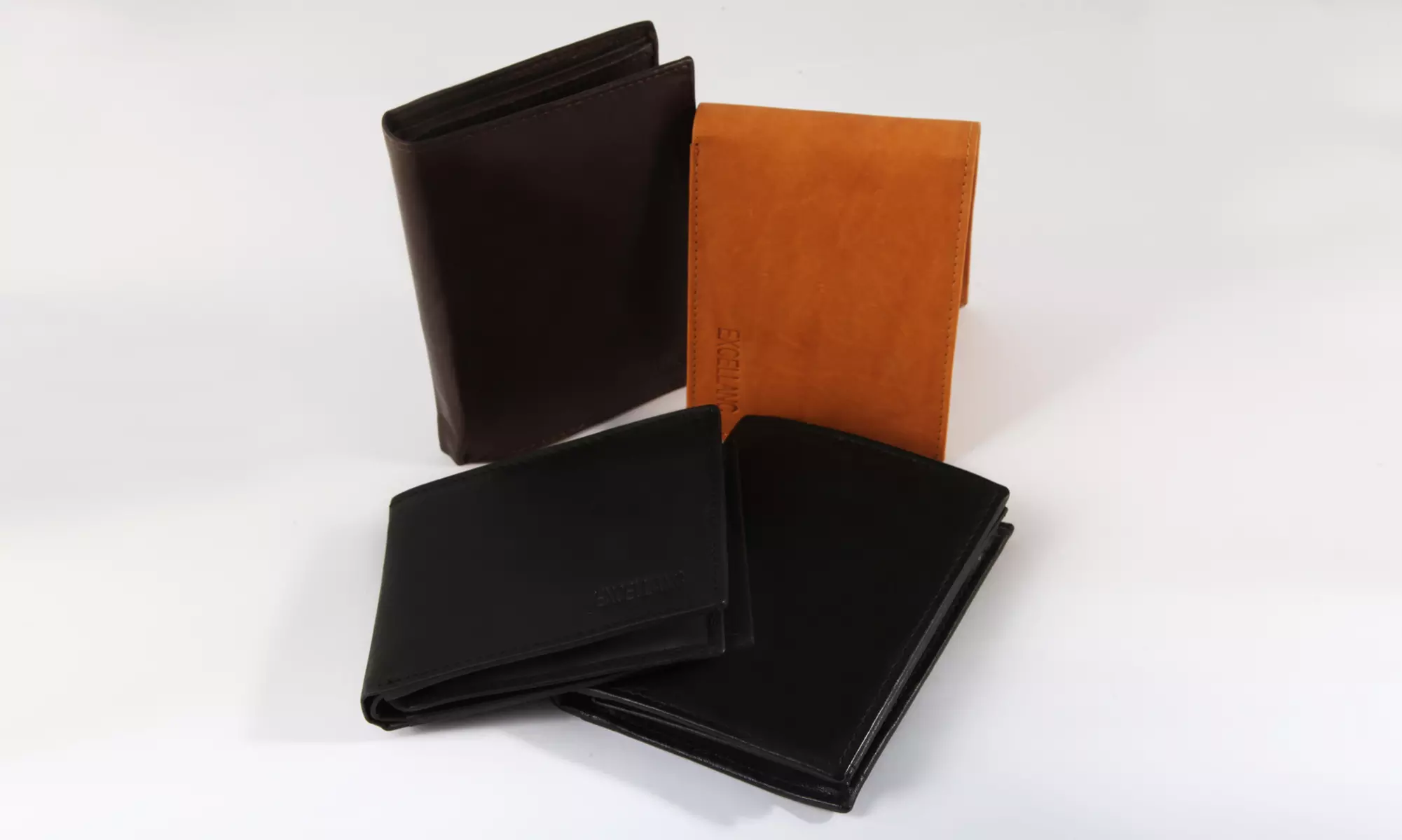 1 ou 2 portefeuilles en cuir véritable de la marque Excellanc - Primary Image