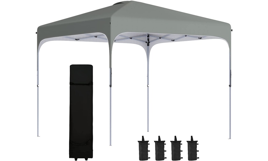 Image 23: Outsunny Portable Pop-Up Gazebo