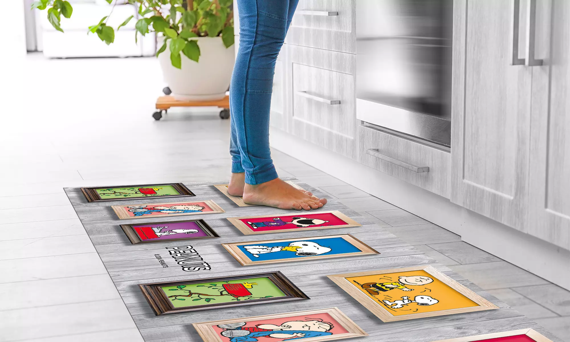 Küchenläufer mit Peanuts-Motiv