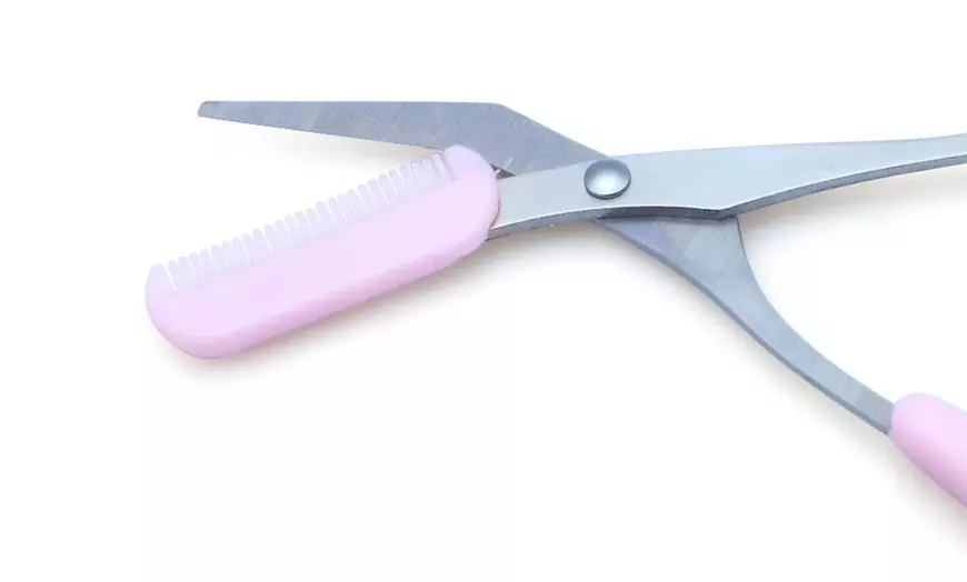 Image 3: One, Two or Four Pairs of Eyebrow Trimmer Scissors
