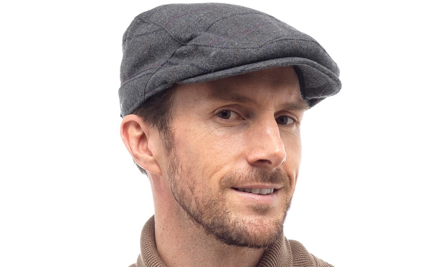 Image 3: Tom Franks Men's Flat Cap