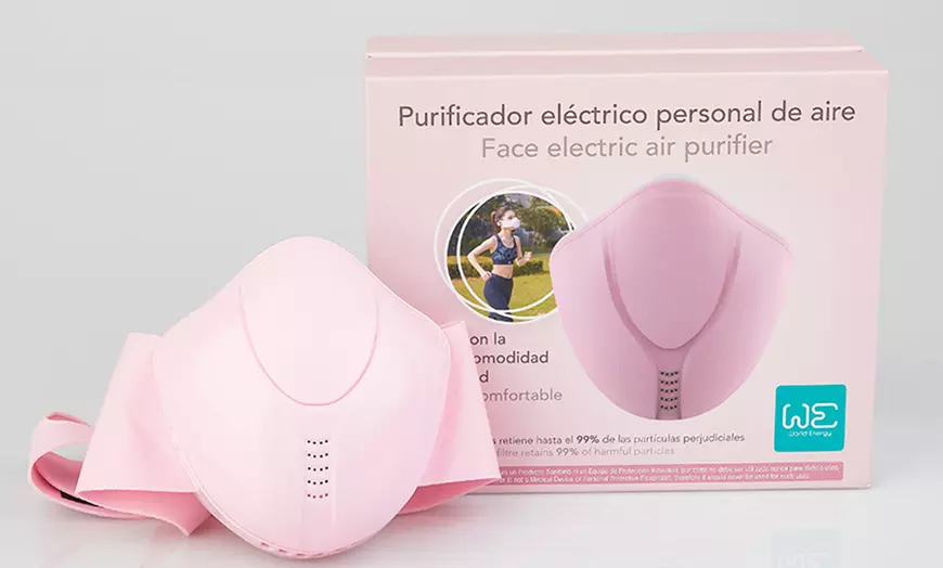 Image 17: Mondmasker met elektrische luchtreiniger
