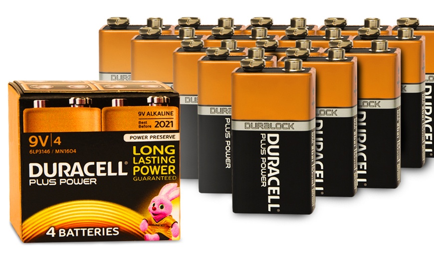 Image 1: Duracell Plus Power 9V-batterijen