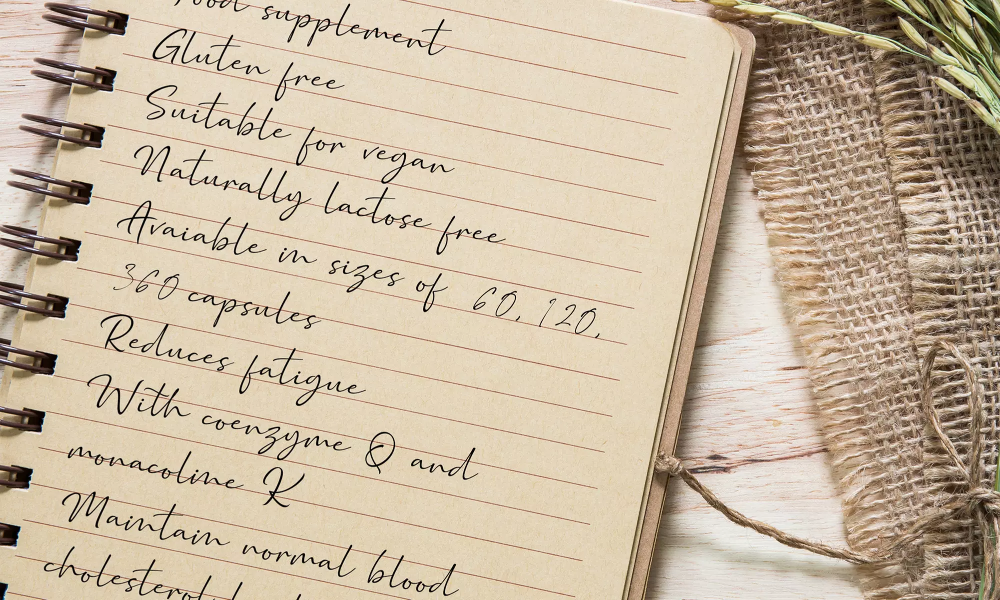 60, 120 o 360 capsule H|B Health and Beauty a base di riso rosso e Q10