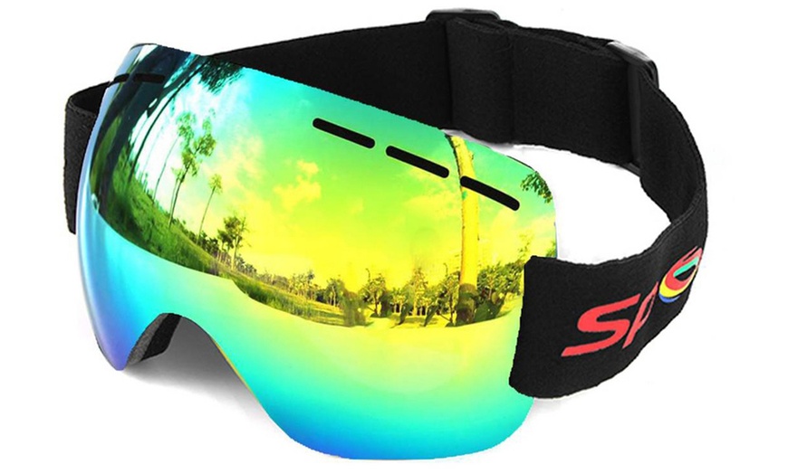 Image 1: Unisex Ski Googles