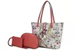 MKF Collection Dalca Tote Bag Set by Mia K. (3-Piece) - Second Medium