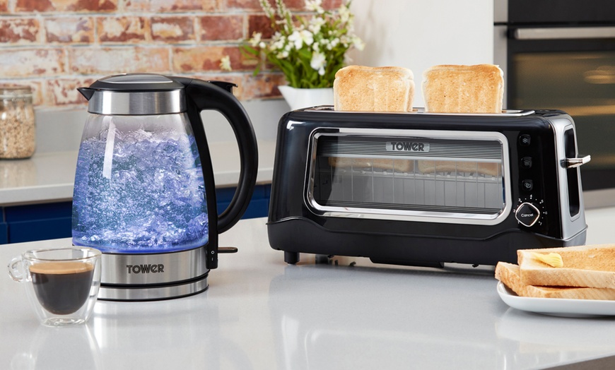 Image 5: Kettle, Toaster and Microwave Set