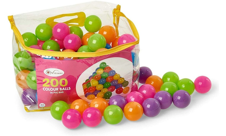 Image 3: 200 Multi-Colour Soft Play Balls