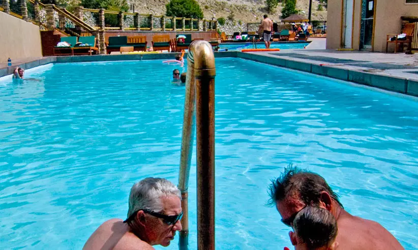 $30 for Historic Bath House Admission for Two at Mt. Princeton Hot Springs Resort ($50 Value) - Primary Image