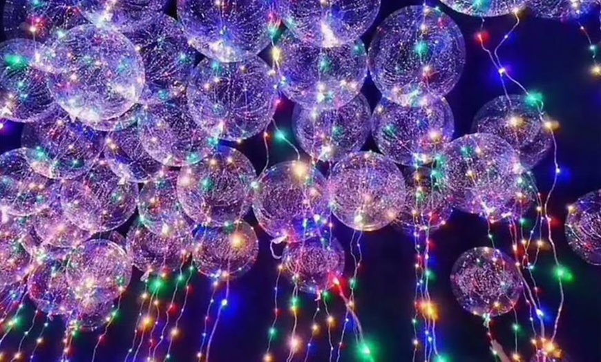 Image 3: LED String Fairy Light Balloons