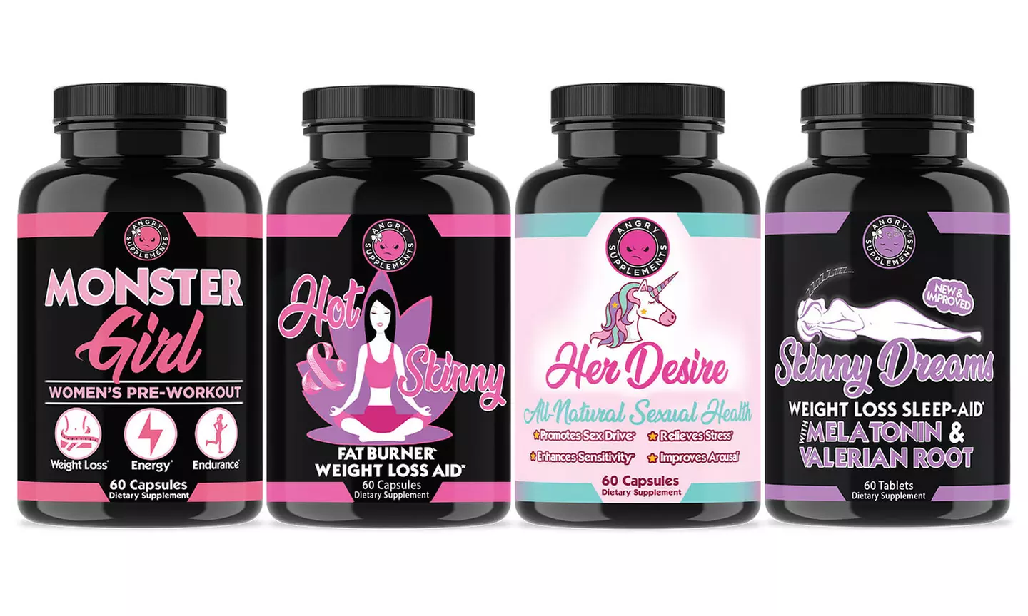 Women's Health, Monster Girl, Hot & Skinny, Her Desire, Skinny Dreams Supplements - Primary Image