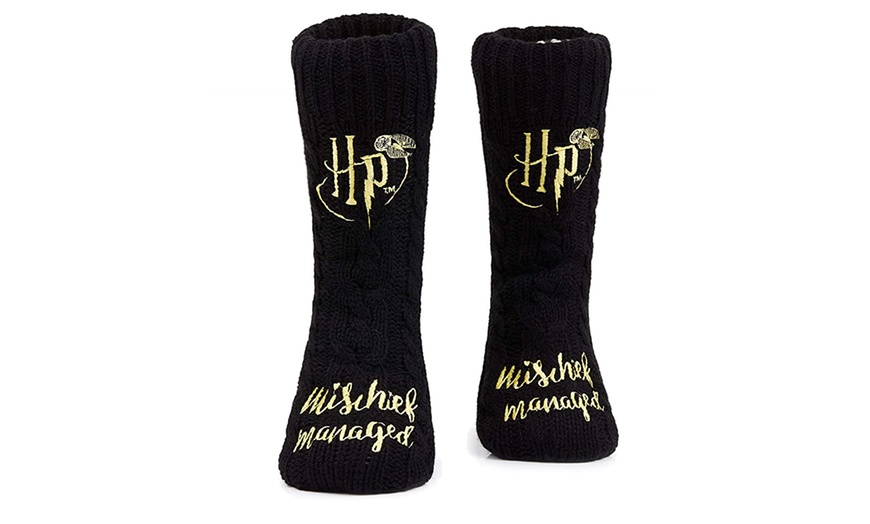 Image 8: Harry Potter-Themed Women's Slipper Socks