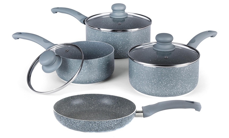 Image 1: Russell Hobbs 4-Piece Pan Set