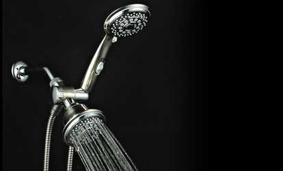 image for Hotel Spa 2 Tone 30-Setting 3-Way Shower with Pause Switch