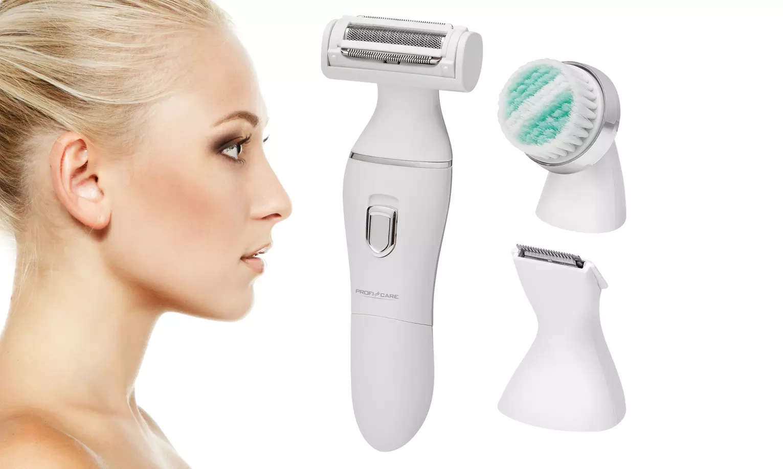 Rasoir, tondeuse et brosse de nettoyage visage "PC-LBS 3001" de la marque Proficare - Primary Image