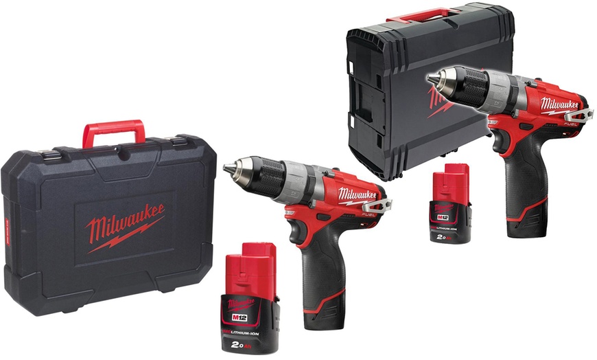 Image 1: Milwaukee Cordless Drill Drivers