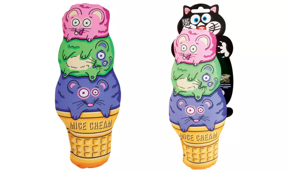 Fat Cat Kitty Kickz Mice Cream Cone - Primary Image