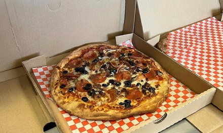 1 Large Pizza with 3 Toppings - Taste Of Italy Pizzeria