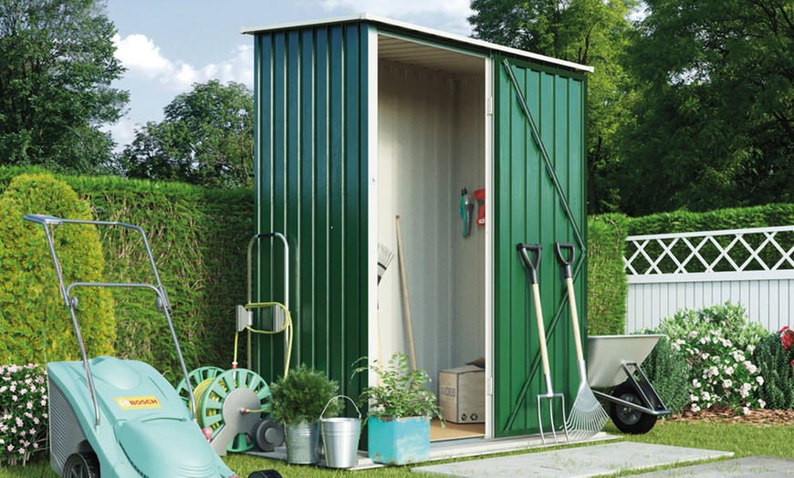 Image 16: Compact Pent Metal Shed