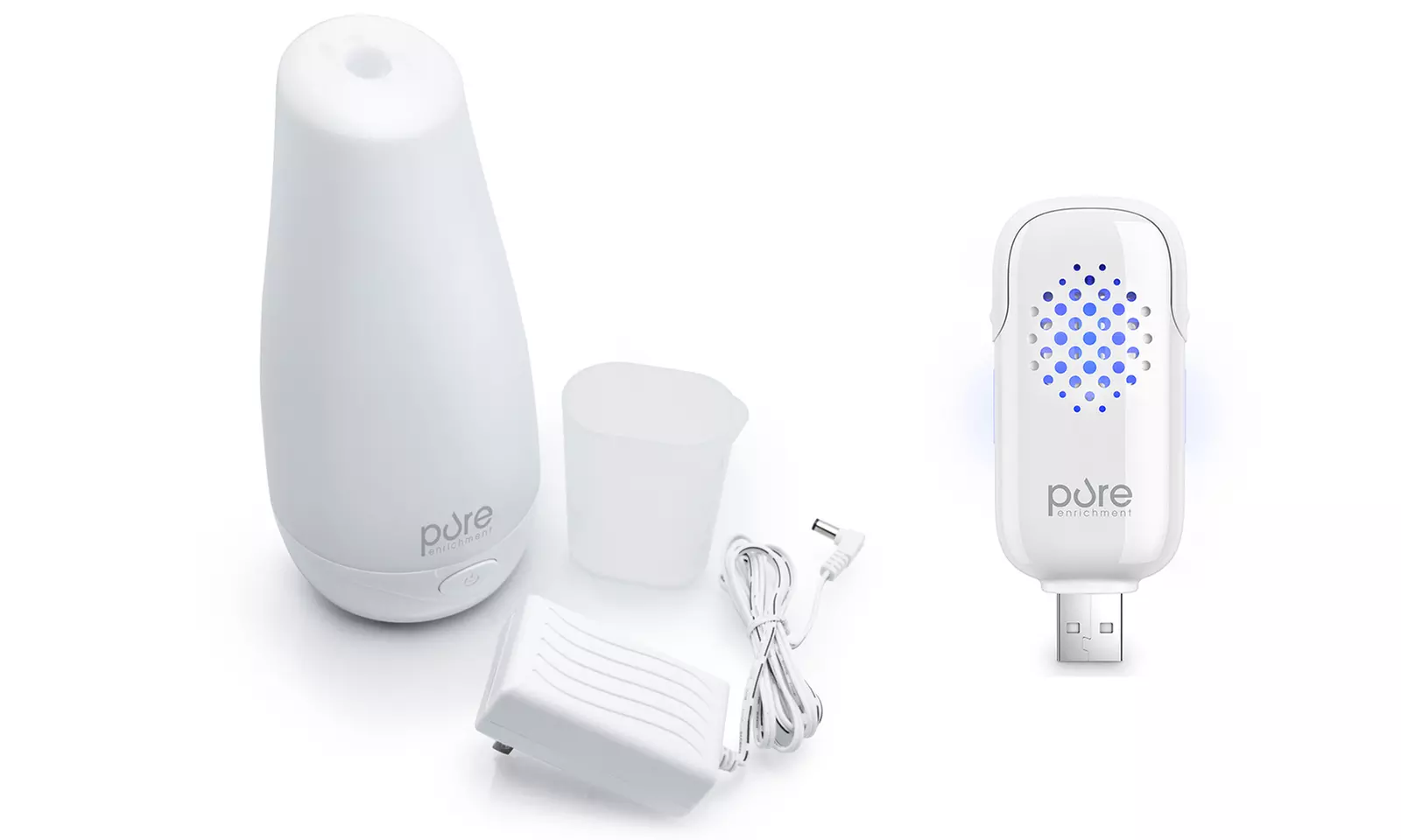 PureSpa Essential Oil Diffuser and USB Diffuser Bundle - Primary Image