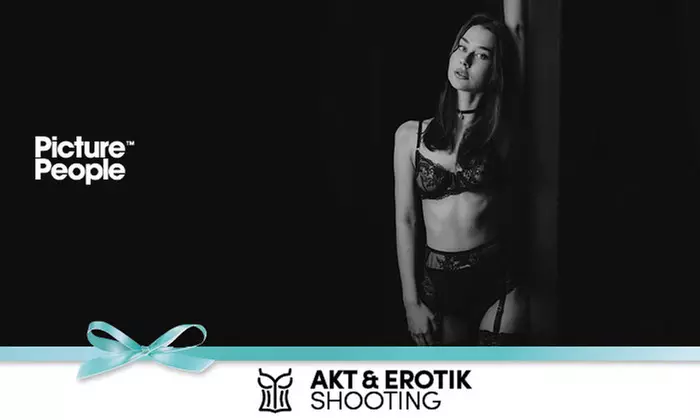 90 Min. Akt & Erotik Fotoshooting inkl. 2-5 Bildern + Geschenk