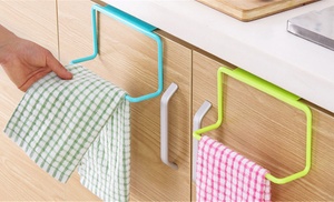 One or Two Kitchen Organiser Hanging Towel Holders